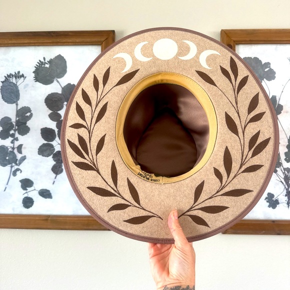 Luna Bloom hand painted hat in the Benny 🌙 - Picture 1 of 5